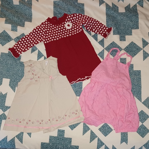 30+ Pieces Baby Girls Clothing Sizes 6-9 Months Some NWT Some used - Picture 12 of 16